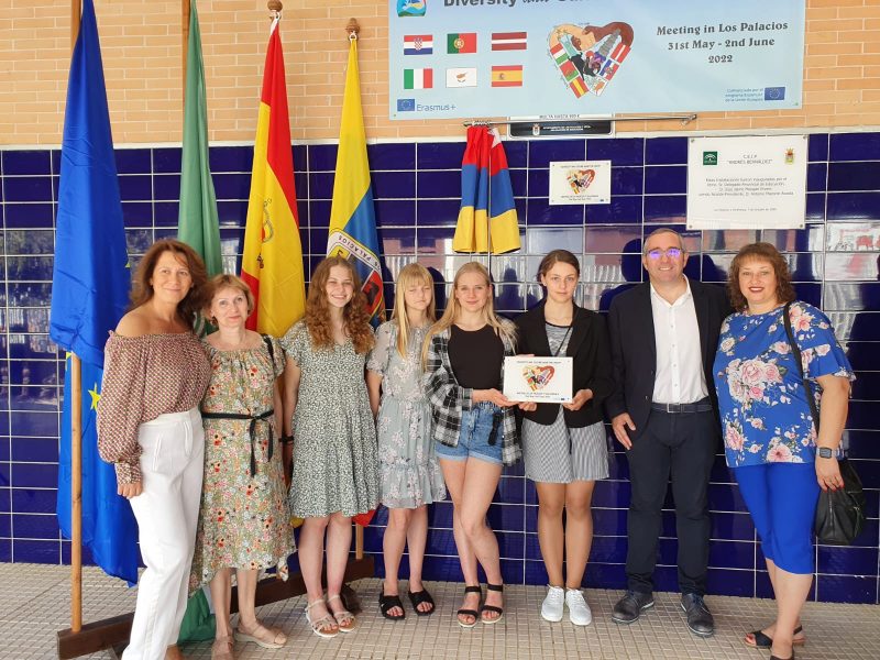 Ojāra Vācieša Gaujienas pamatskolas Erasmus+ projekta “Vienoti kultūru dažādībā” komandas noslēdzošā vizīte Spānijā